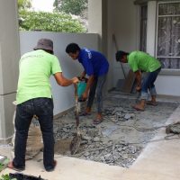 Demarcation & Hacking of Existing Slab