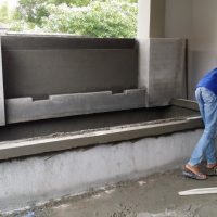 Plastering Works for Pond